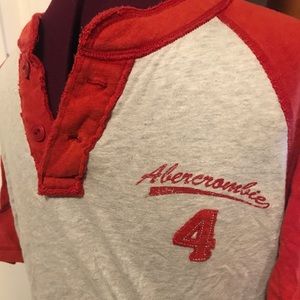 HPx3⚾️Abercrombie &Fitch #4 muscle fit Vneck Men’s